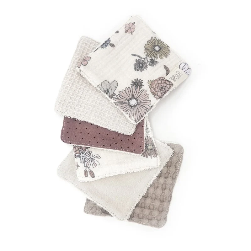 Lot de 6 Cotons lavables - Bardot