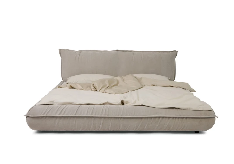 Tom Tailor PILLOW Bett mit Stauraum Chenillestoff
