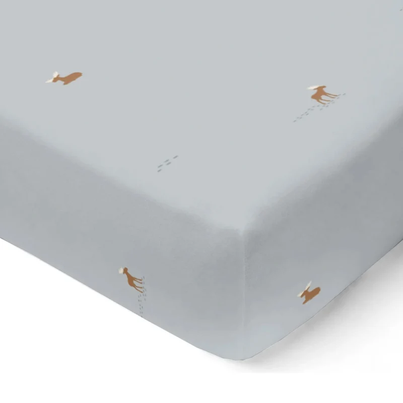 Drap Contour Bambou pour Lit de Bébé - Orignal