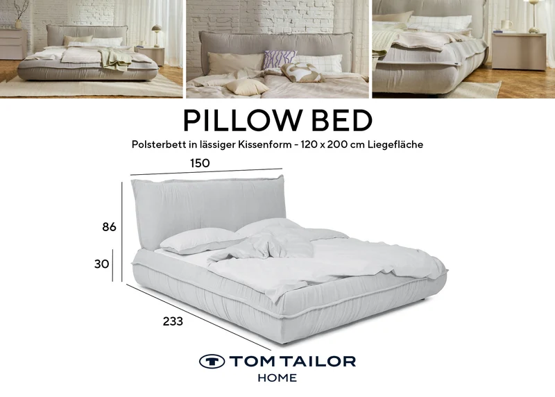 Tom Tailor PILLOW Bett Boucléstoff