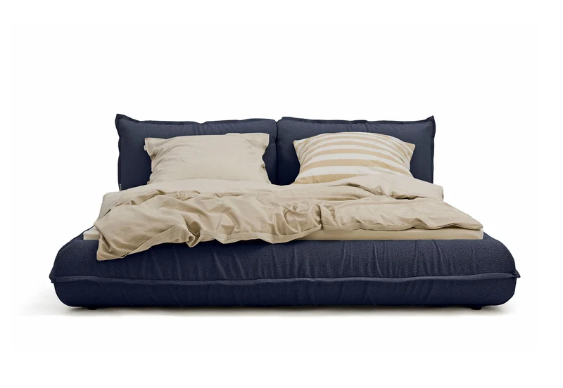 Tom Tailor PILLOW Bett mit Stauraum Boucléstoff