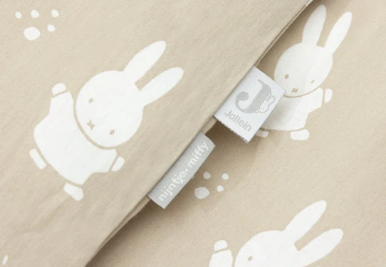 Housse de Couette et Taie 100x140cm Miffy & Snuffy - Olive Green