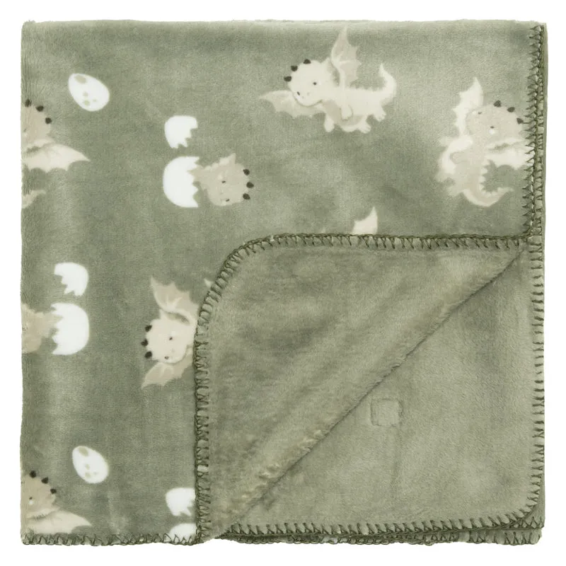 Couverture Peluche Bebe Dragon