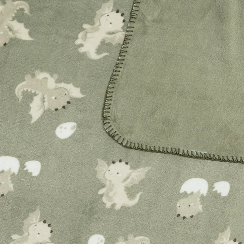 Couverture Peluche Bebe Dragon