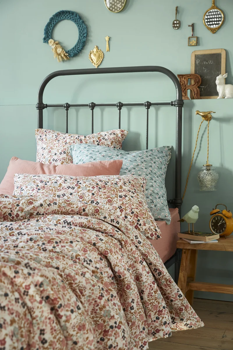 Housse de couette 140x200 - Capucine pampa