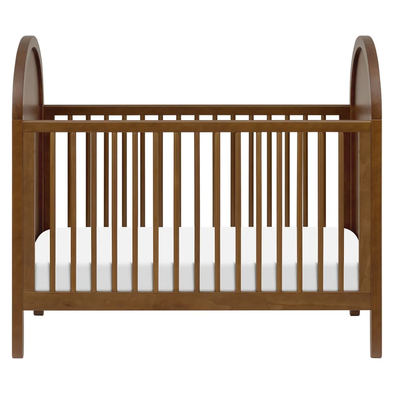 Couchette Convertible 3-en-1 Bondi avec Kit de Conversion Lit pour Tout-petit - Noyer Naturel