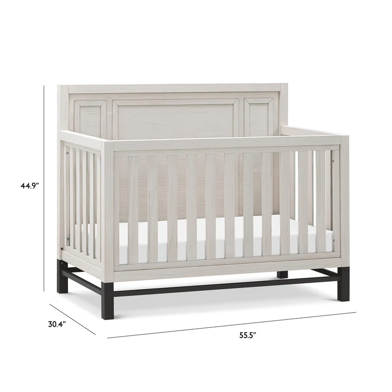 Couchette Convertible 4-en-1 Newbern - Bois Blanc
