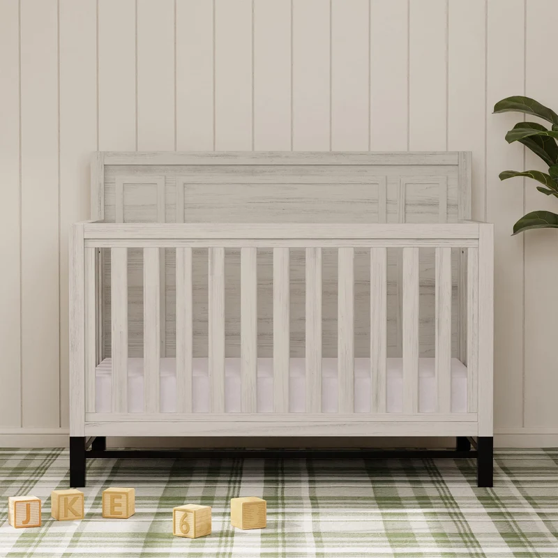 Couchette Convertible 4-en-1 Newbern - Bois Blanc