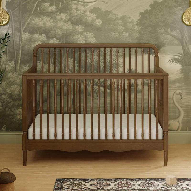 Couchette Convertible Liberty 4-en-1 - Noyer Naturel