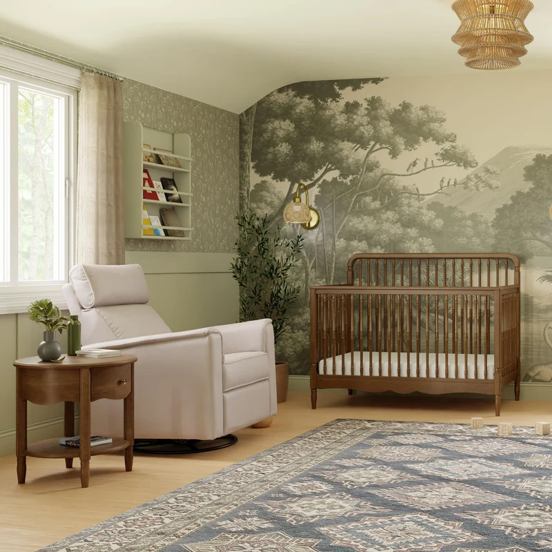 Couchette Convertible Liberty 4-en-1 - Noyer Naturel