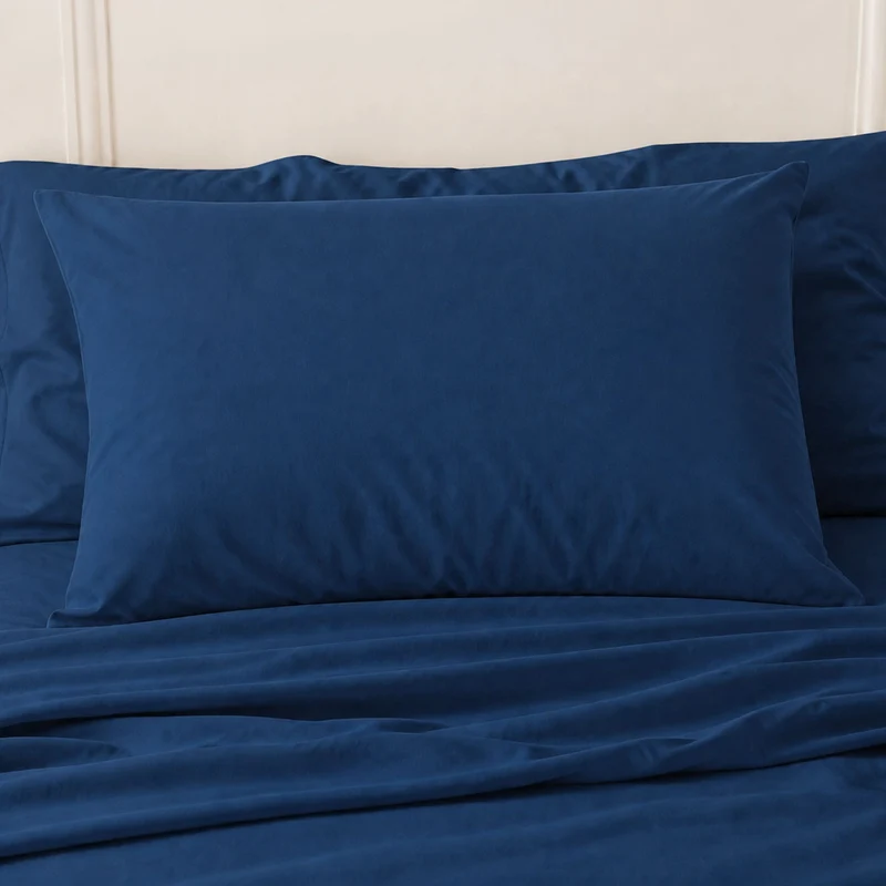 Ensemble de Draps Lit Simple - Marine
