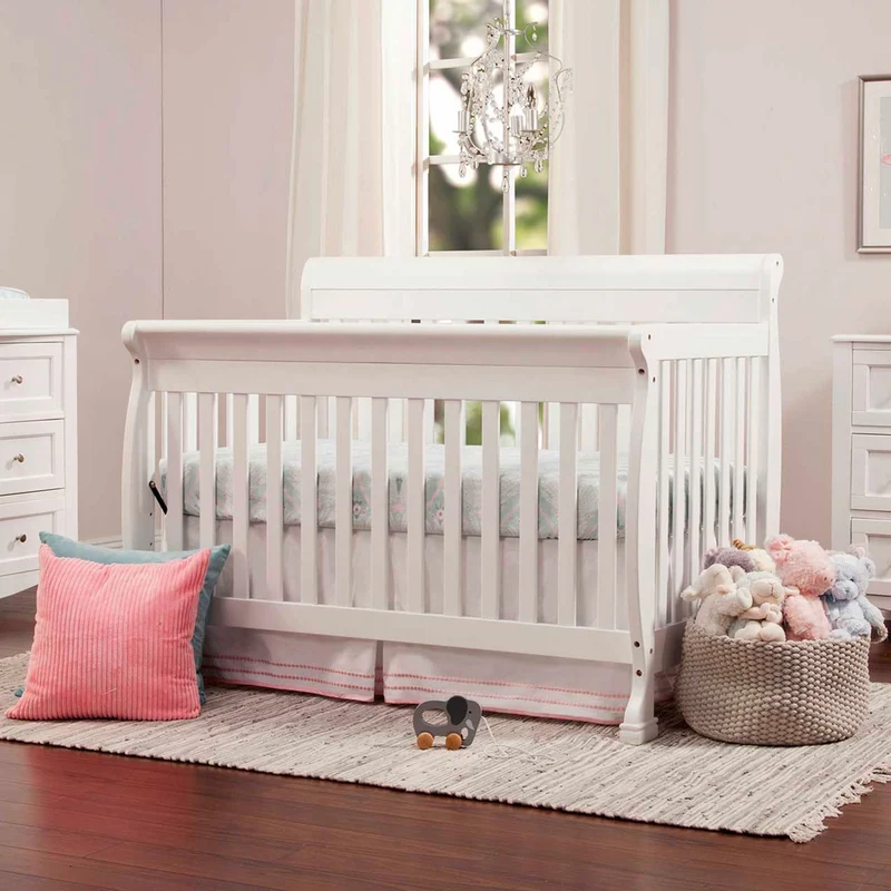 Couchette Convertible 4-en-1 Kalani - Blanc