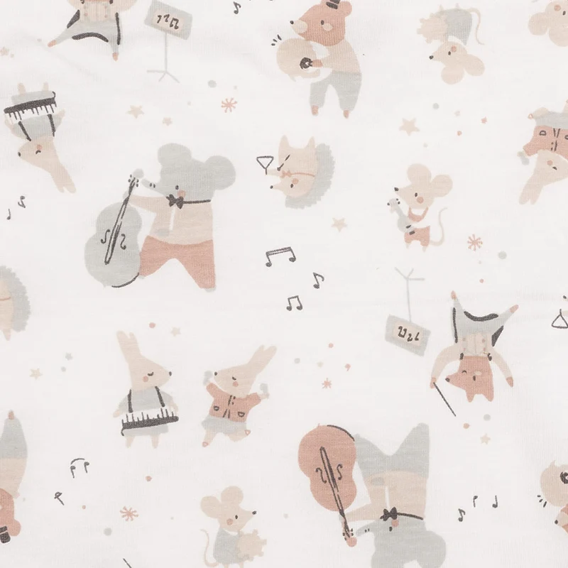 Drap Contour pour Lit de Bébé - Musique