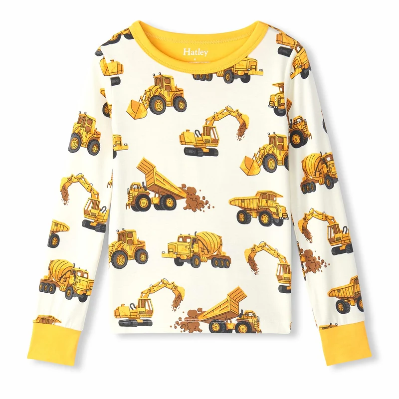 Pyjama Bambou Camions 3-10ans