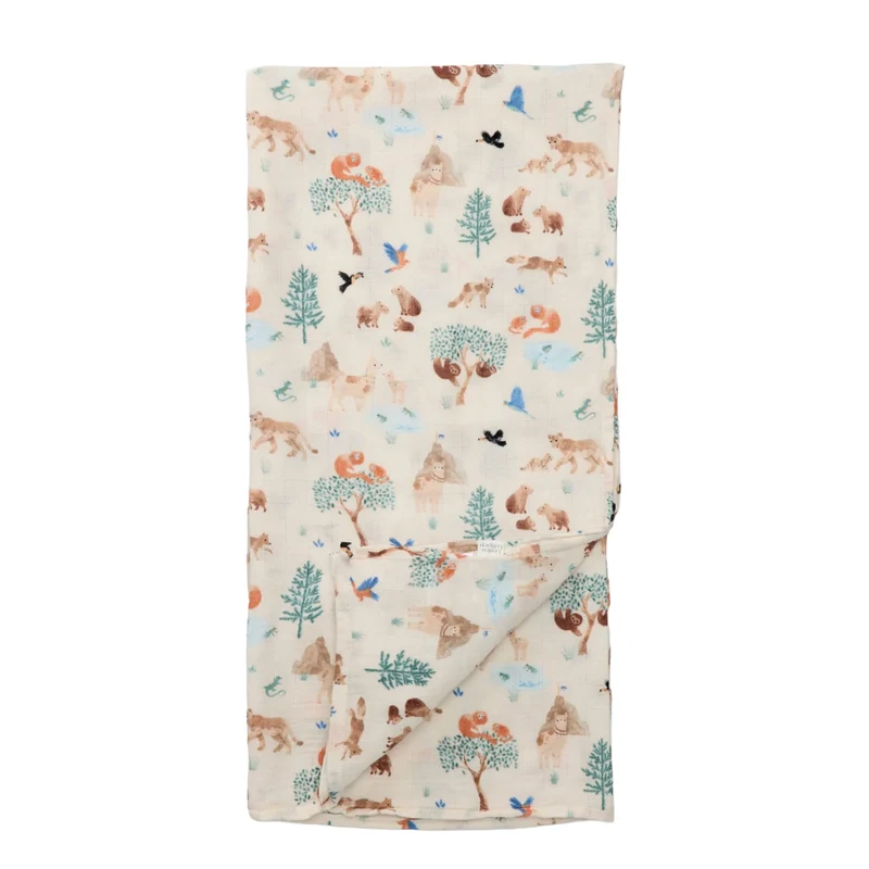 Couverture Mousseline Bambou - Lama