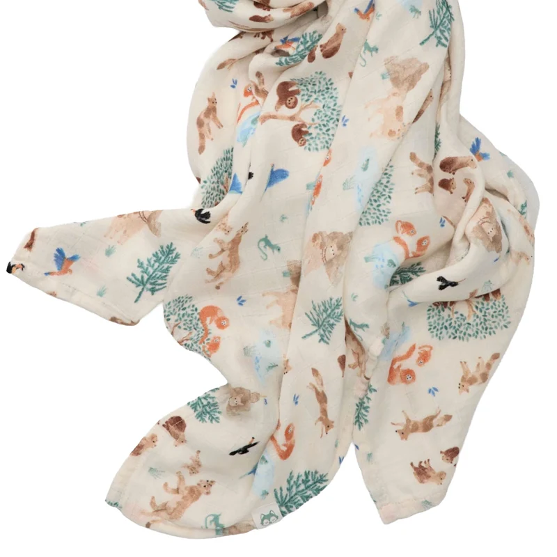 Couverture Mousseline Bambou - Lama