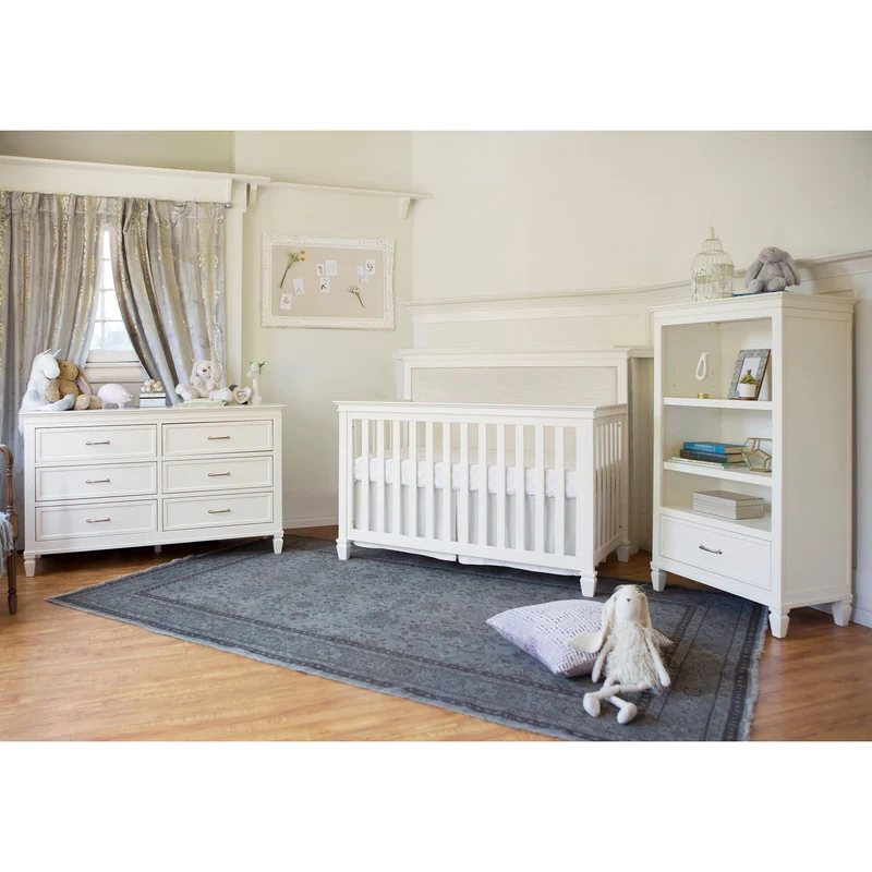 Couchette Convertible 4-en-1 Darlington - Blanc Chaud