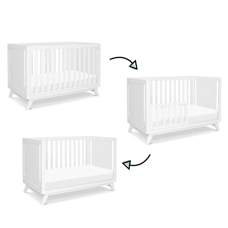 Couchette Convertible 3-en-1 Otto - Blanc