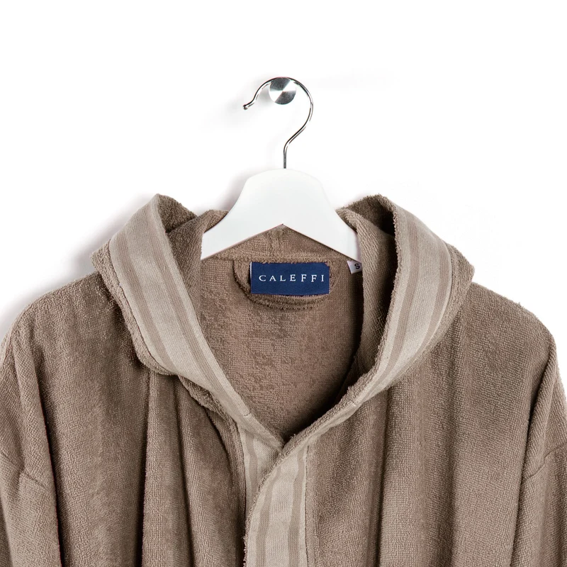 Accappatoio con Cappuccio golf in Cotone 260 gr/mq