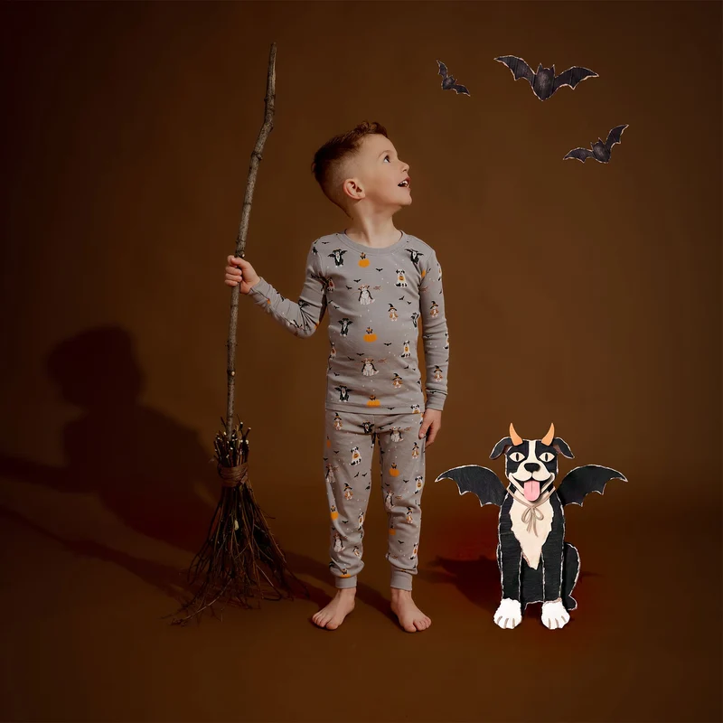 Pyjama Chiens Halloween 2-7ans