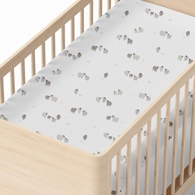 Drap Contour Moutons - Édition Spéciale Laura Lémerveil
