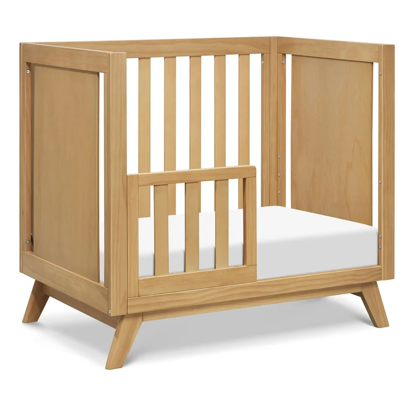 Mini Couchette Convertible Otto 3-en-1 (avec matelas de 4" inclus) - Miel