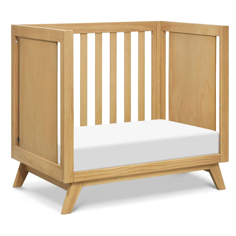 Mini Couchette Convertible Otto 3-en-1 (avec matelas de 4" inclus) - Miel