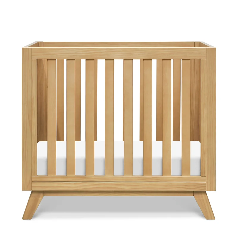 Mini Couchette Convertible Otto 3-en-1 (avec matelas de 4" inclus) - Miel