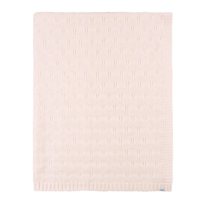 Couverture En Tricot - Rose