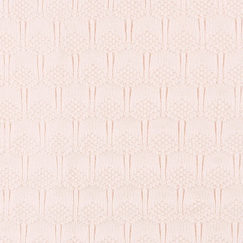 Couverture En Tricot - Rose
