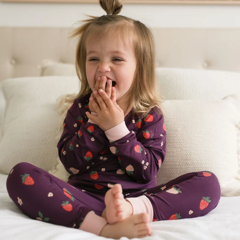 Pyjama Fraises Modal 2-14ans