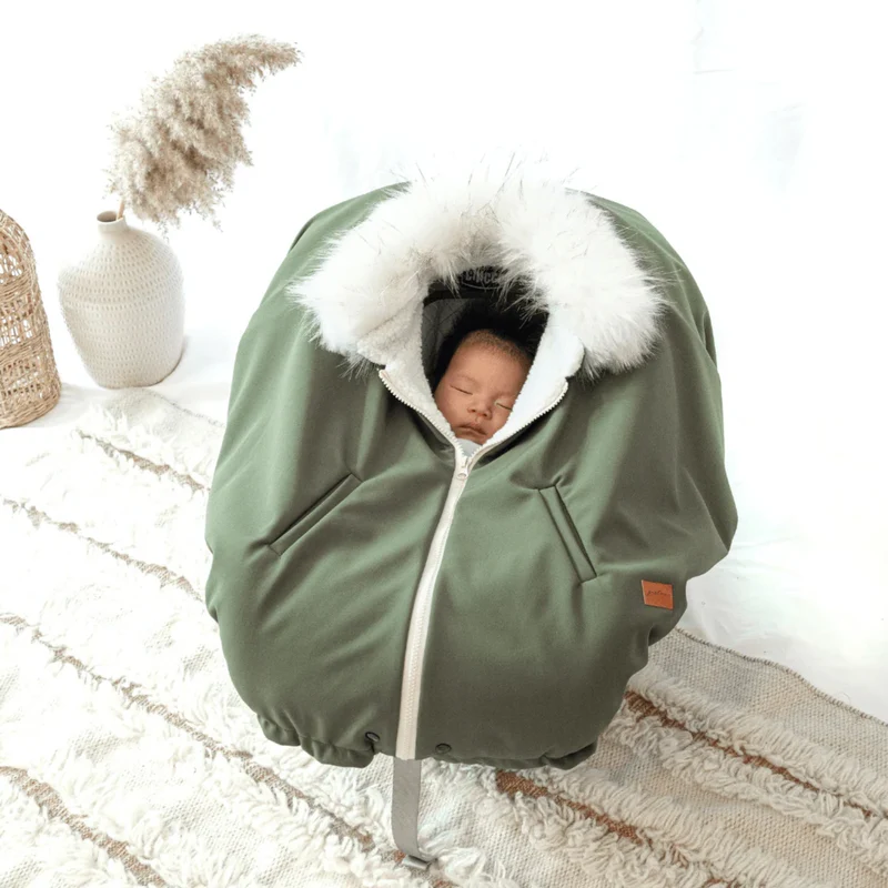 Housse pour Siège d'Auto Poncho 3en1 - Olive