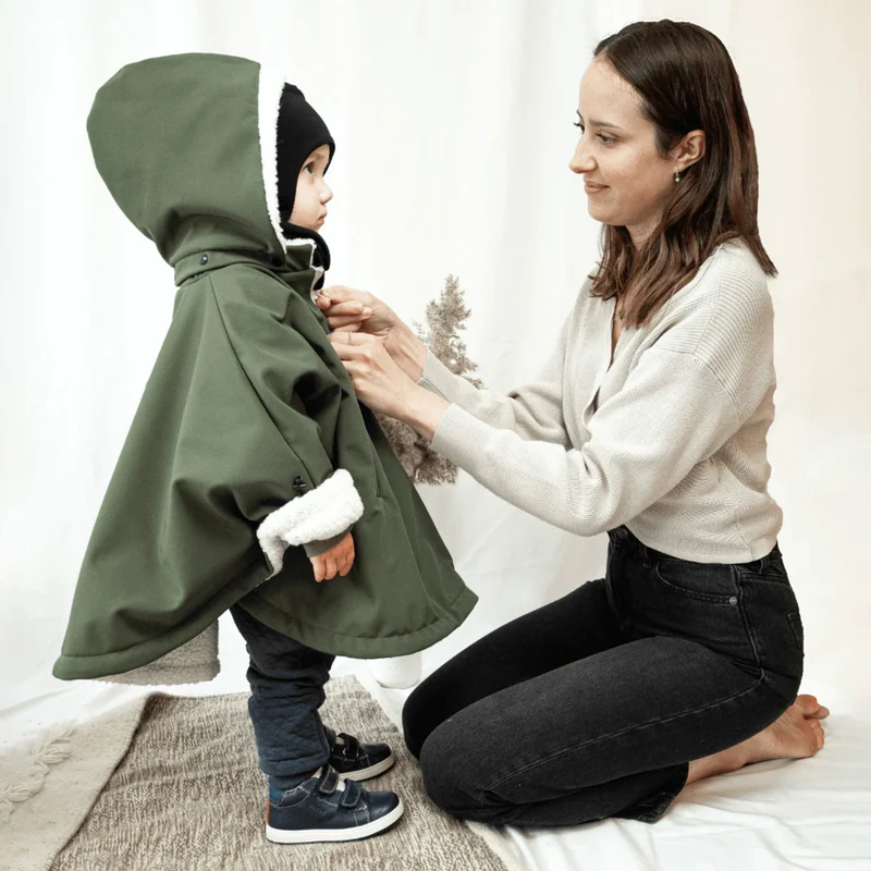 Housse pour Siège d'Auto Poncho 3en1 - Olive