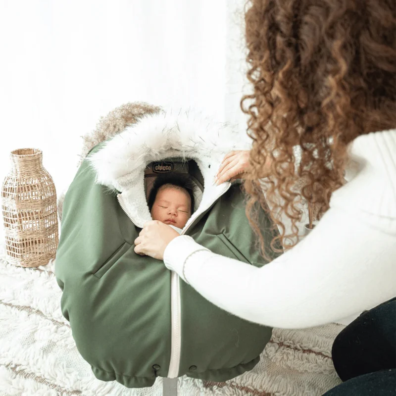 Housse pour Siège d'Auto Poncho 3en1 - Olive
