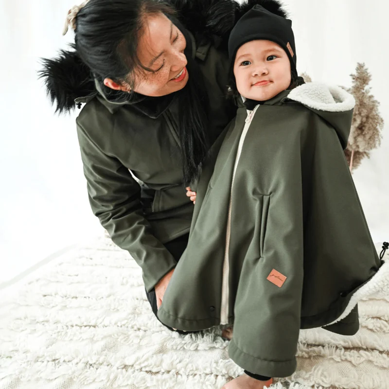Housse pour Siège d'Auto Poncho 3en1 - Olive