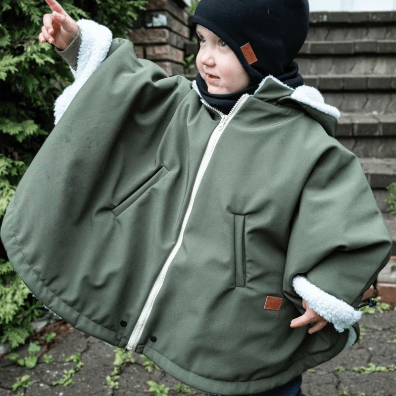 Housse pour Siège d'Auto Poncho 3en1 - Olive