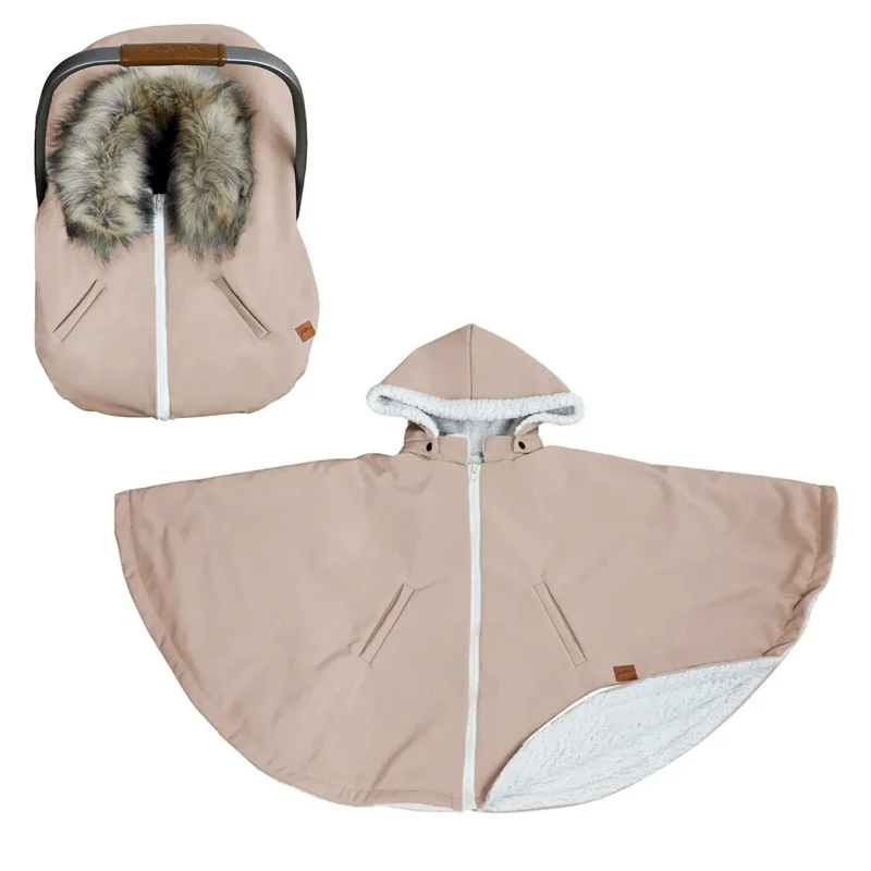 Housse Siège d'Auto / Poncho 3 en 1 - Tan