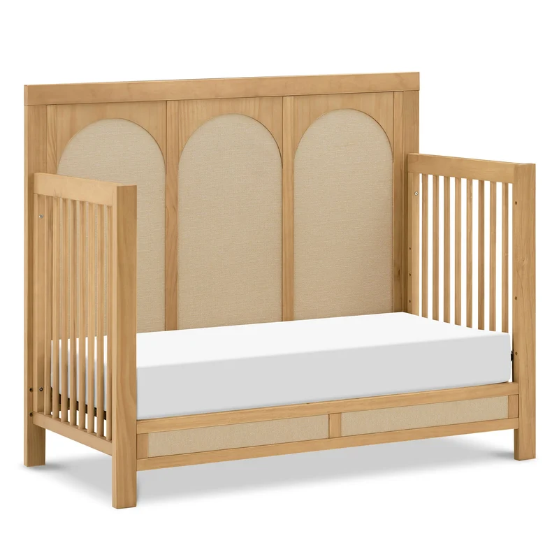 Couchette Convertible 4-en-1 Eloise - Miel et Tissu Eco-Weave
