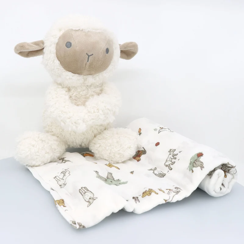 Couverture Et Peluche Mouton