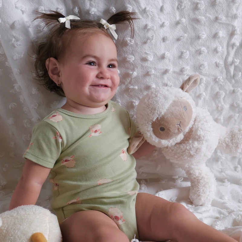 Couverture Et Peluche Mouton