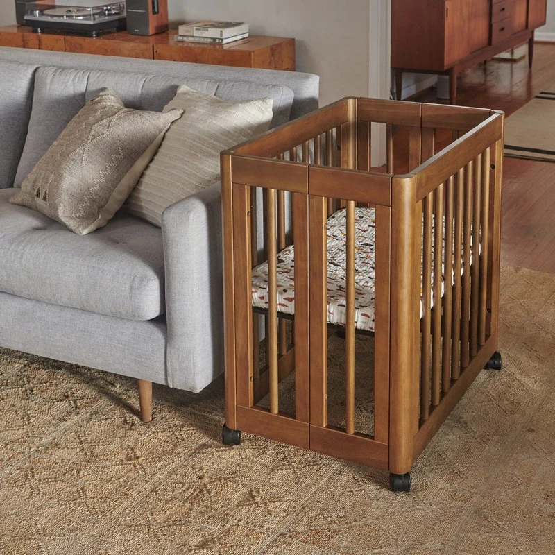 Couchette Convertible 8 en 1 Yuzu - Noyer Naturel