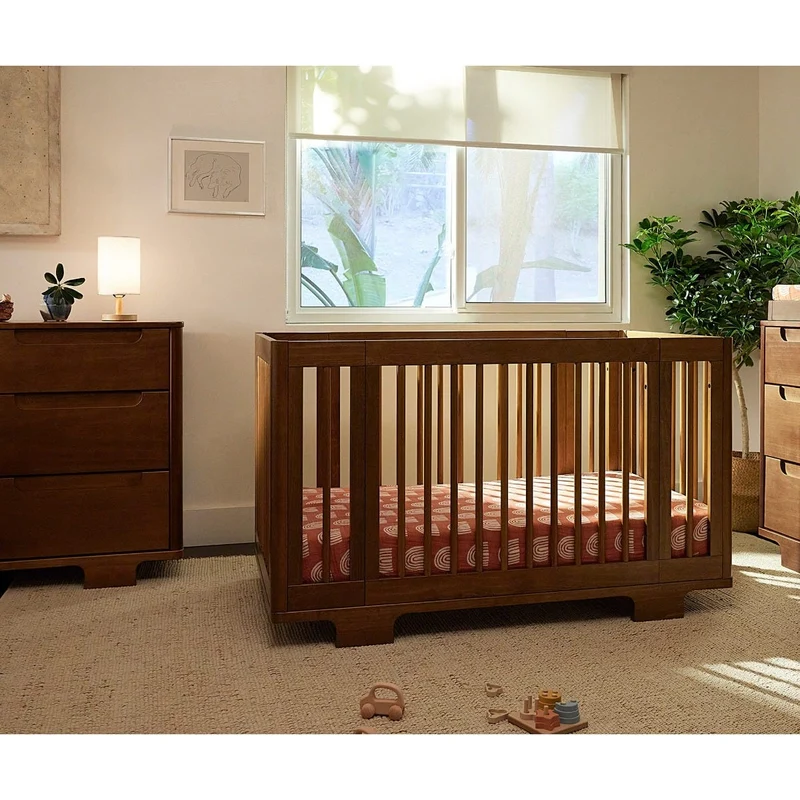 Couchette Convertible 8 en 1 Yuzu - Noyer Naturel