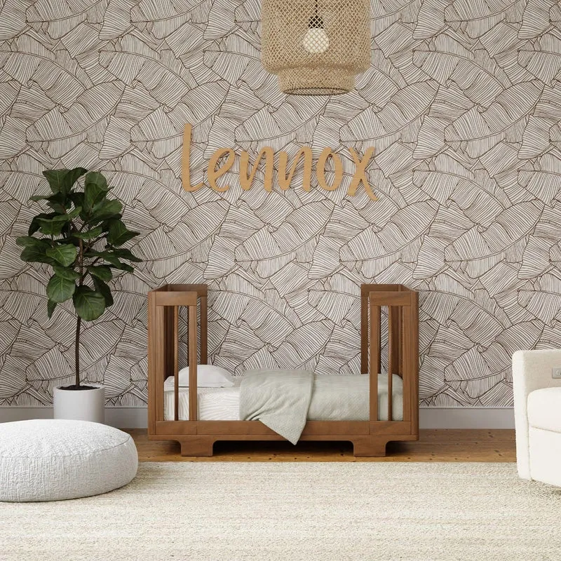 Couchette Convertible 8 en 1 Yuzu - Noyer Naturel