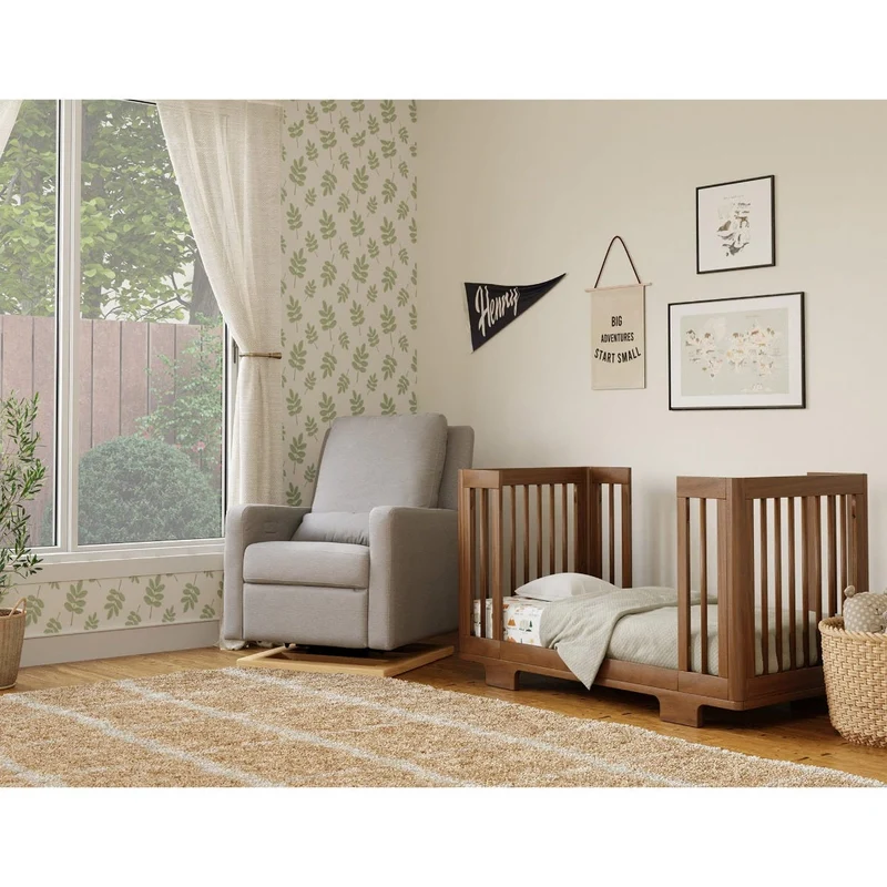 Couchette Convertible 8 en 1 Yuzu - Noyer Naturel
