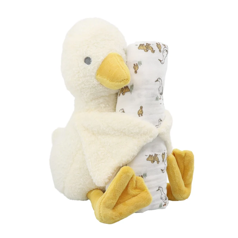Couverture Et Peluche Canard