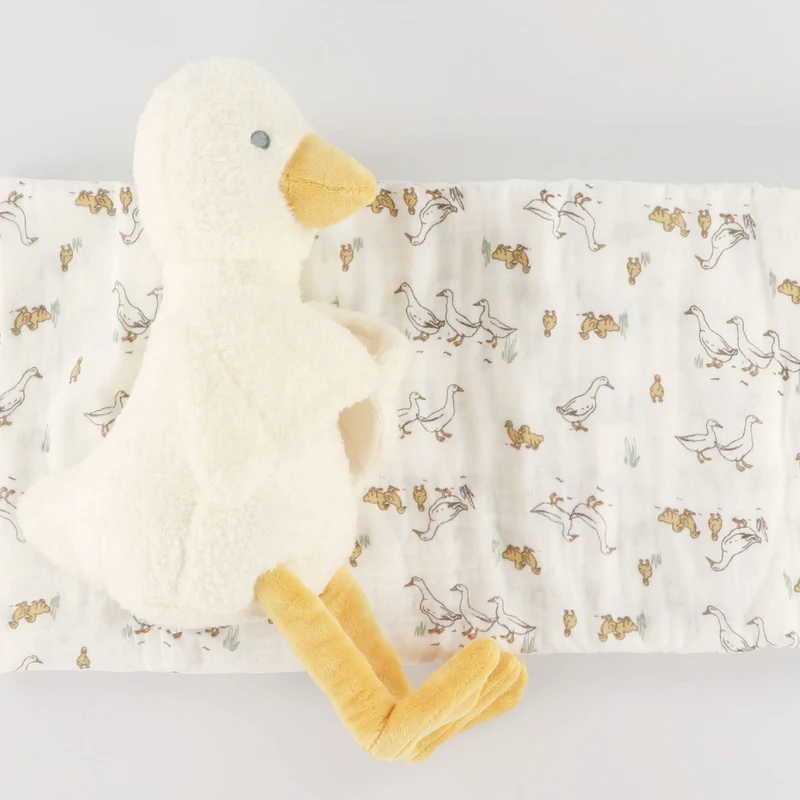 Couverture Et Peluche Canard