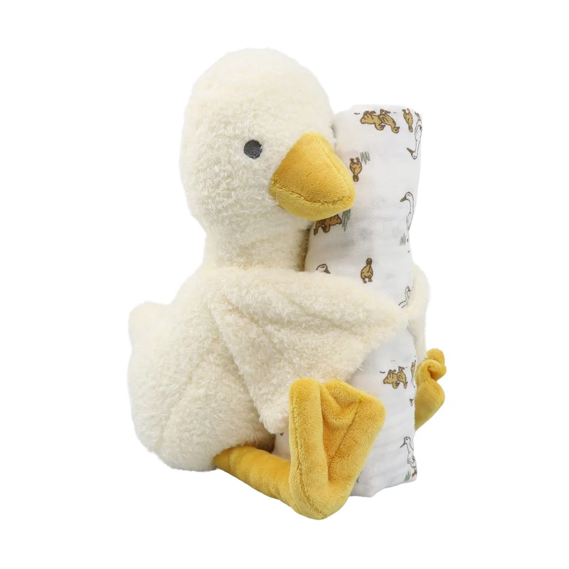 Couverture Et Peluche Canard