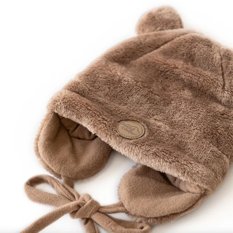 Coffret-cadeau Ourson pour bébé (4 accessoires) - Moka 0-6m