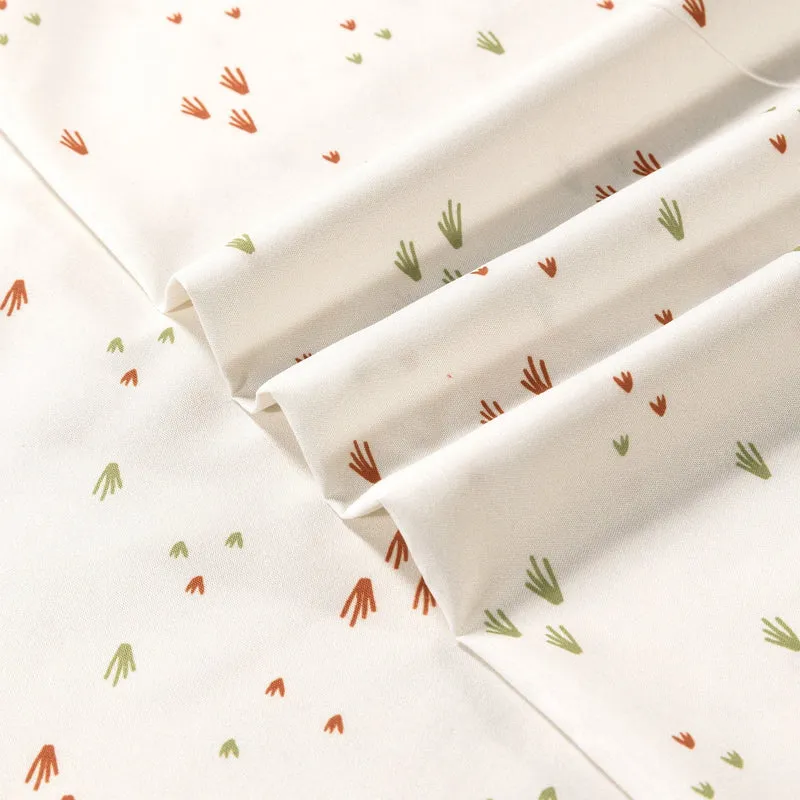 Ensemble Draps Lit Double - Herbes