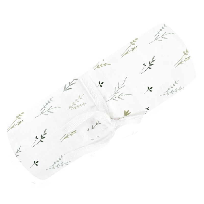 Couverture Mousseline Feuilles
